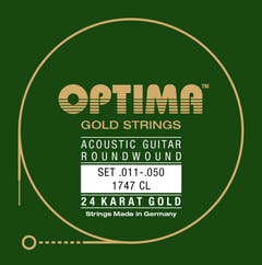 Optima Saiten für Akustik Gitarren Gold Saiten - Set (1747CL)