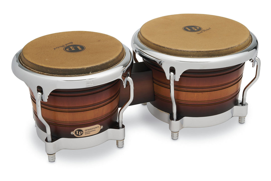 Latin Perkussion Bongo Generation II Holz - Antique Sunburst (LP201AX-2MSB)