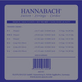 Hannabach 950 H/B2 Diskantsaite, klassische gitarren, medium/hoch tension