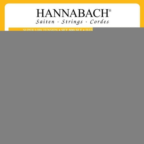 Hannabach 800 Diskantsatz E1, H/B2 und G3, sehr niedrige Spannung