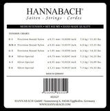 Hannabach 815 Diskantsatz E1, H/B2 und G3, medium Spannung