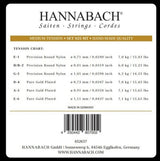 Hannabach 825 H/B2 Diskantsaite für klassische Gitarre, medium tension