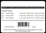 Hannabach Saiten für klassische Gitarren Series 728 Medium Tension Custom Made - 3er Bass medium (7287MT)