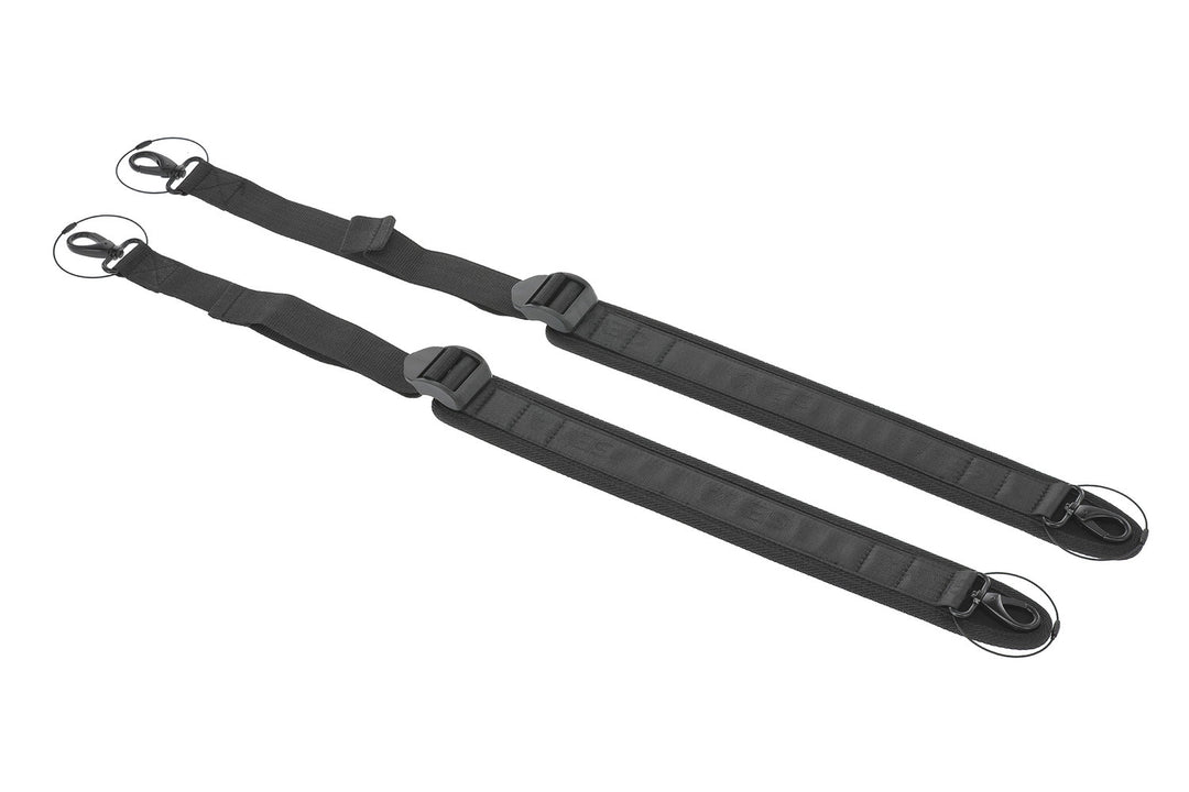 GEWA Geigen case Air 2.1 - Rucksackgurte, 2 Stück (Black Karabiner 56-96 cm)