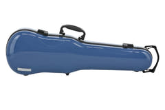 GEWA Formgeformte Geigen cases Air 1.7 - Blau hochglanz (mit Seitenhandgriff)