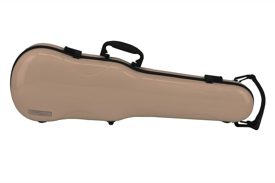 GEWA Formgeformte Geigen cases Air 1.7 - Beige hochglanz (mit Seitenhandgriff)