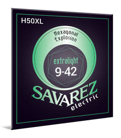 Savarez H50XL Hexagonal Explosion, extra light .009 bis .042