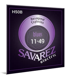 Savarez H50B Hexagonal Explosion E-Gitarrensaiten, Blues .011 bis .049