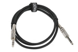 GEWA Basic Line Stereo-Instrumentenkabel 1,5 m, 6,3 mm Klinke
