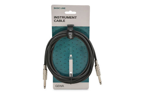 GEWA Basic Line Instrumentenkabel 3 m, Mono-Klinke
