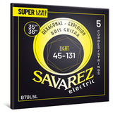 Savarez B70L5L Hexagonal Explosion Basssaiten, light super long scale