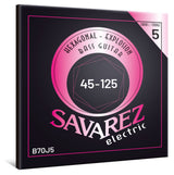 Savarez B70J5 Hexagonal Explosion 5-saitige Basssaiten, medium