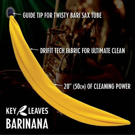 Key Leaves Barinana Wischer für Baritonsaxofon, 50 cm