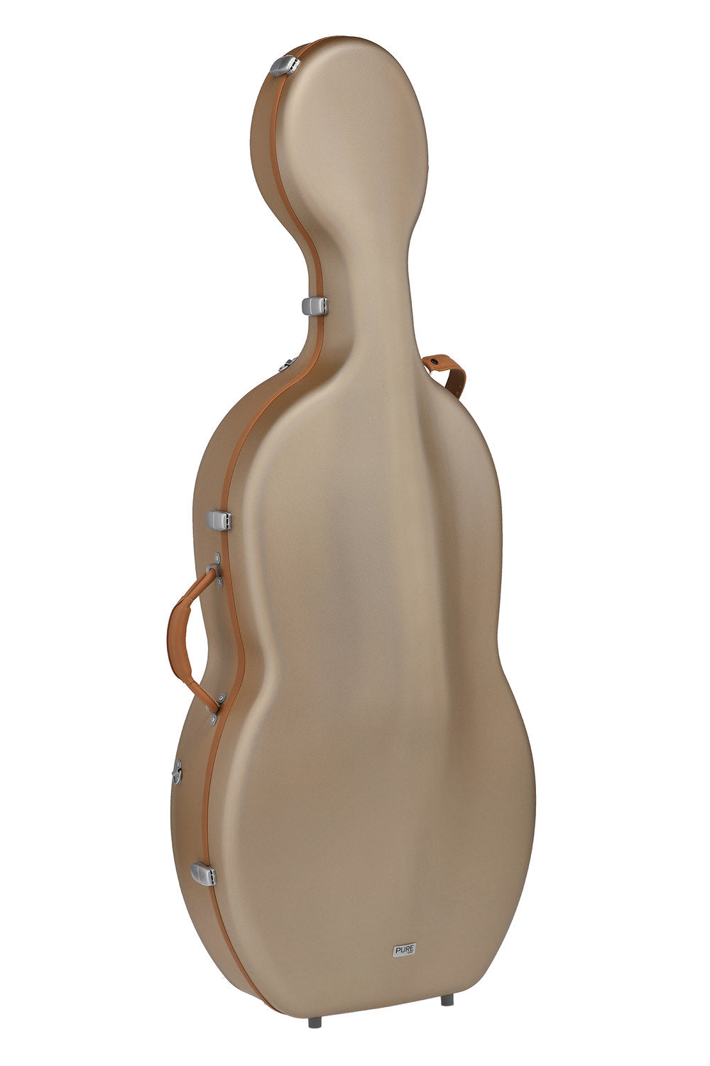 GEWA Polycarbonat-Cellokoffer 4/4, gold
