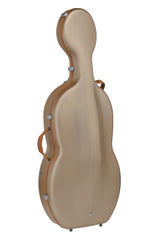 GEWA Polycarbonat-Cellokoffer 4/4, gold