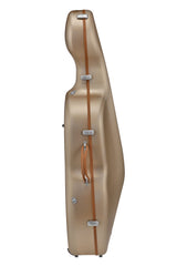 GEWA Polycarbonat-Cellokoffer 4/4, gold