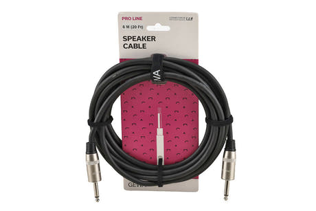 GEWA Pro Line Lautsprecherkabel 6 m, Klinke auf Klinke