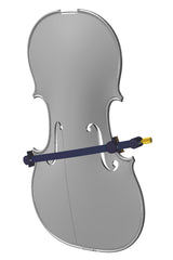GEWA Rissklemme aus Aluminium für Violine und Bratsche, 215 bis 255 mm
