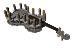 GEWA Set mit 6 Leimzwingen für geigen, 27 bis 45 mm
