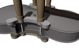 GEWA Set mit 6 Leimzwingen für geigen, 27 bis 45 mm