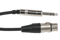 GEWA Pro Line symmetrisches Kabel 6 m, Stereo-Klinke auf XLR-Buchse