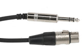 GEWA Pro Line symmetrisches Kabel 6 m, Stereo-Klinke auf XLR-Buchse