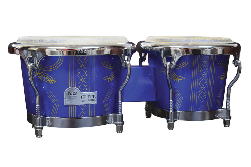 Toca Elite Pro Bongos 7" und 8,5" 3170BI, Blue Impala
