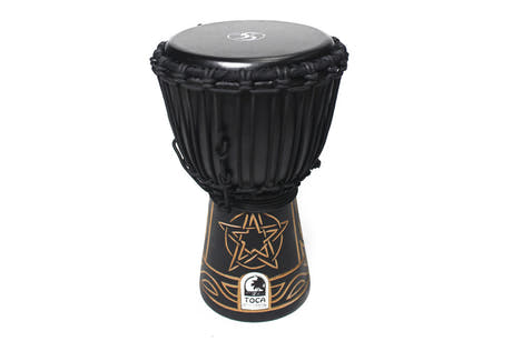 Toca Sully Erna Black Mamba djembe 8", Mahagoni und Ziegenfell