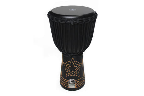 Toca Sully Erna Black Mamba djembe 12", Mahagoni und Ziegenfell