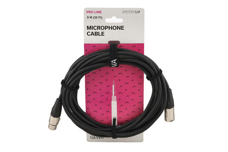 GEWA Pro Line Mikrofonkabel 9 m, XLR-Buchse auf XLR-Stecker