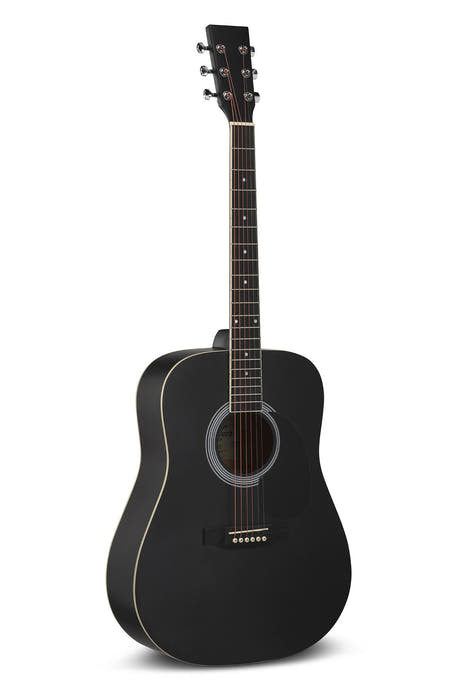 VGS Cataluna westerngitarre, schwarz, mit gig bag