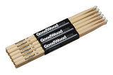 Vater Goodwood 5A schlagzeugstöcke, Hickory 2. Wahl, Nylonschaft