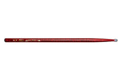 Vater Color Wrap 5A Red Sparkle schlagzeugstöcke, Hickory, Nylons­pitze