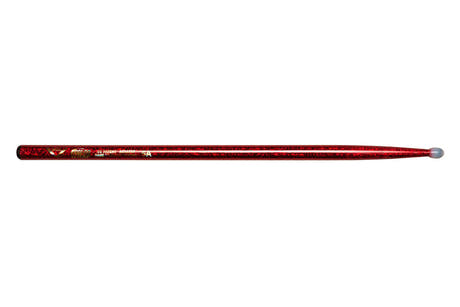 Vater Color Wrap 5A Red Sparkle schlagzeugstöcke, Hickory, Nylons­pitze