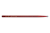 Vater Color Wrap 5A Red Sparkle schlagzeugstöcke, Hickory, Nylons­pitze
