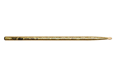 Vater Color Wrap 5A Gold Sparkle schlagzeugstöcke, Hickory, Holzspitze