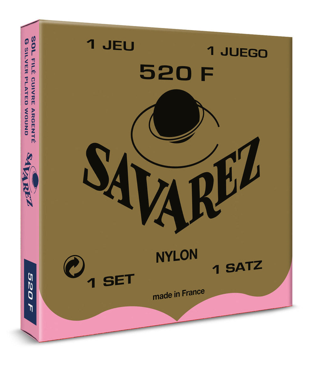 Savarez 529R umsponnene G3-Saite für klassische gitarren, 520F