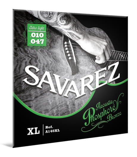 Savarez A140XL Acoustic Phosphor Bronze, extra light .010 bis .047