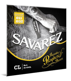 Savarez A140CL Acoustic Phosphor Bronze, custom light .011 bis .052