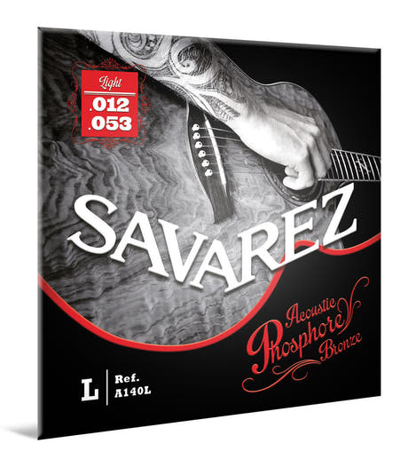 Savarez A140L Acoustic Phosphor Bronze, light .012 bis .053