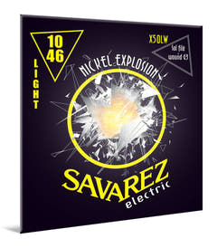 Savarez X50LW Nickel Explosion, light .010 bis .046 mit umsponnener G-Saite