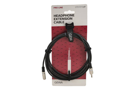 GEWA Pro Line Kopfhörerverlängerung 3 m, 3,5 mm