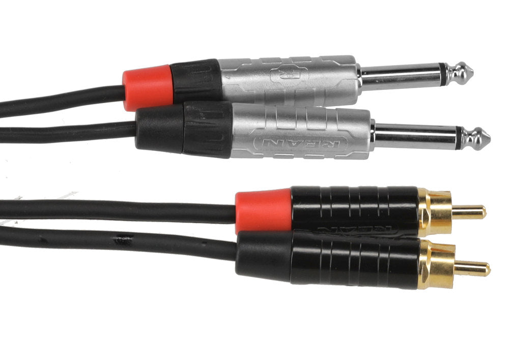 GEWA Pro Line Doppelkabel 1,5 m, 2 x Klinke auf 2 x Cinch