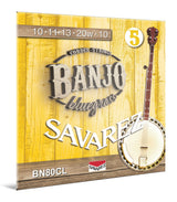 Savarez BN80CL Bluegrass saiten für 5-saitige banjo, custom light