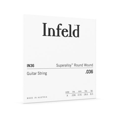 Thomastik-Infeld Superalloy E-Gitarrensaite .036w, roundwound (IN36)