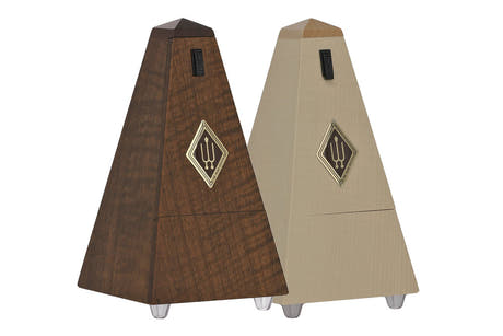 Wittner Pyramidenmetronom 130 Jahre, Walnuss matt, 814ML, limitierte Auflage