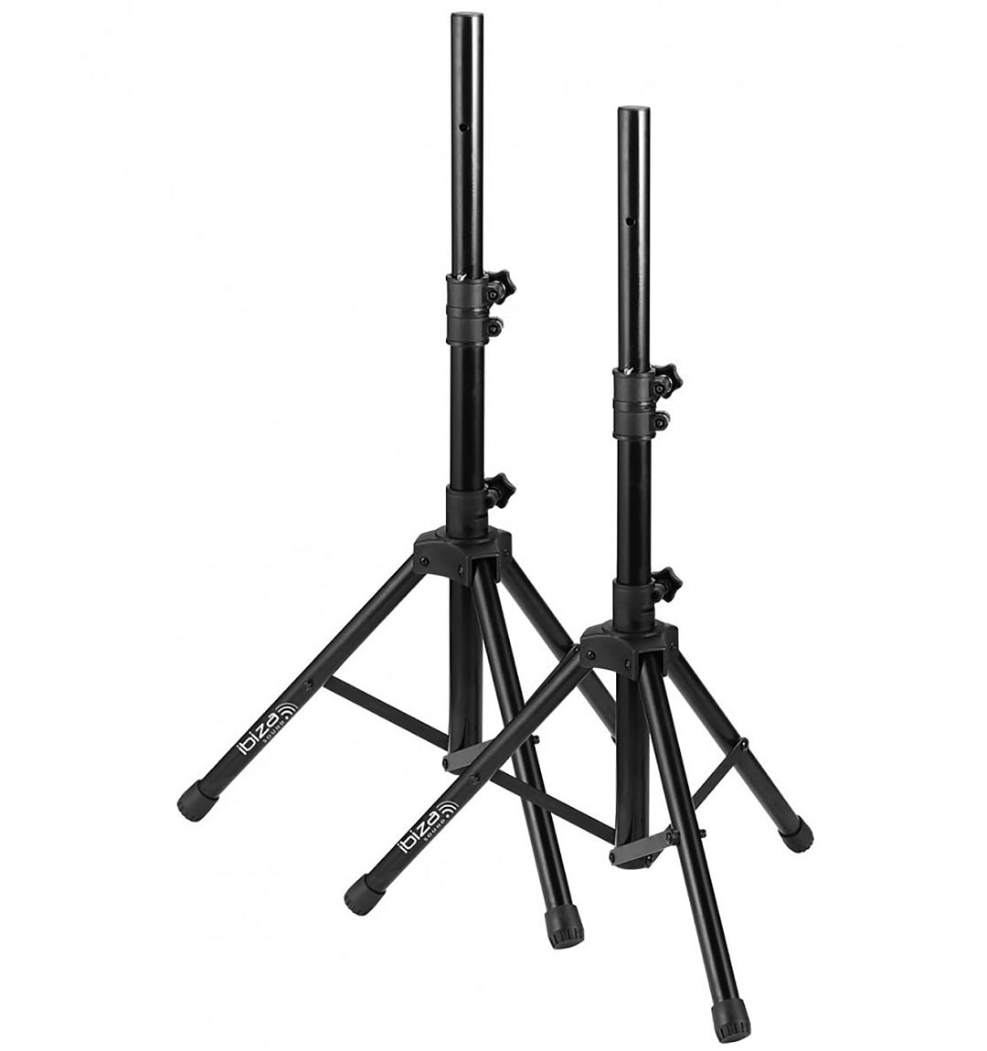 Ibiza - Lautsprecherständer mit Tasche Bundle (30kg, 1,20m)
