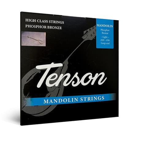 Tenson Phosphor Bronze Mandolinensaiten .010-.034, Loop End