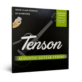 Tenson Bronze 80/20 Westerngitarrensaiten .011-.052, Custom Light