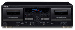 TEAC W-1200 Doppel-Kassettenspieler (Schwarz)